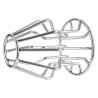 FUKR Plug en métal Hollow Flat L 11 x 8.4cm
